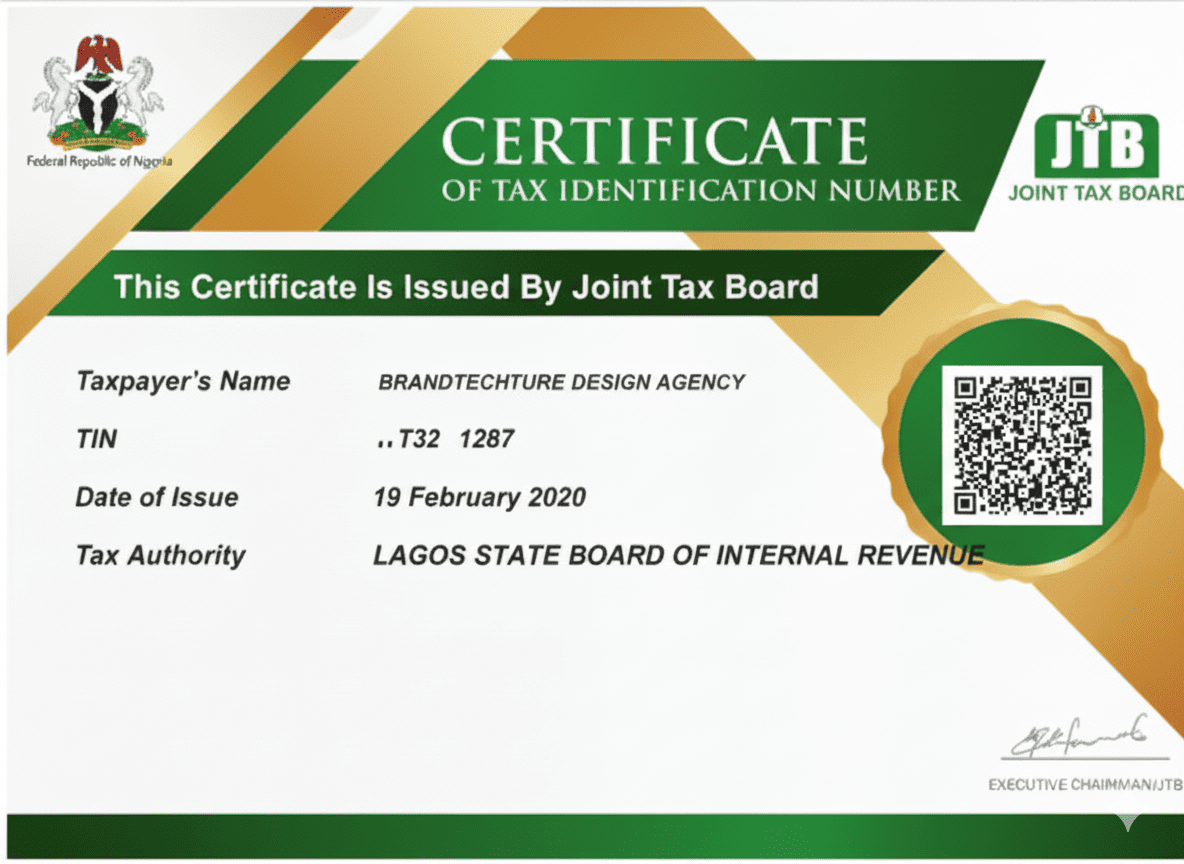 TIN Tax Card Application